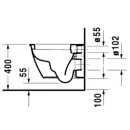 Унитаз подвесной Duravit Darling New 2549090000 альпийский белый