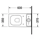 Чаша напольного унитаза Duravit Vero 2116090000