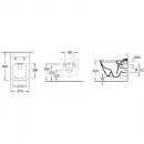 Унитаз подвесной Villeroy & Boch Finion 4664R0R1 безободковый, альпийский белый