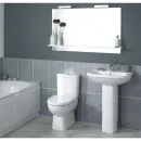 Унитаз-компакт Jacob Delafon Panache E1370-00 + E1368-00 + E70008-00 с сиденьем микролифт, белый