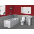 Унитаз-компакт Jacob Delafon Panache E1370-00 + E1368-00 + E70008-00 с сиденьем микролифт, белый