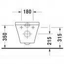 Унитаз подвесной Duravit DuraStyle 45710900A1 безободковый, с сиденьем микролифт, альпийский белый