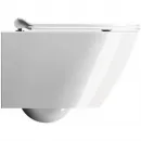 Унитаз подвесной GSI Kube X 941611 безободковый, торнадо, белый глянец