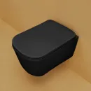 Унитаз подвесной Kerasan Tribeca 511431 безободковый, черный матовый