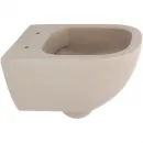Унитаз подвесной Plumberia Selection IXO XO5000TT безободковый, бежевый матовый