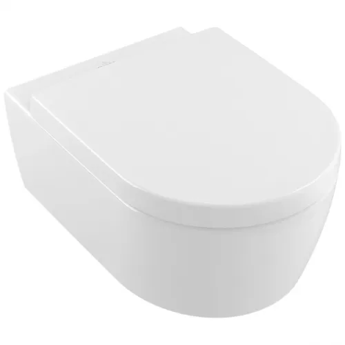 Унитаз подвесной Villeroy & Boch Avento 5656HRR1 с сиденьем микролифт, альпийский белый