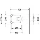 Унитаз подвесной Duravit DuraStyle 2559090000 безободковый, альпийский белый