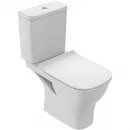 Унитаз-компакт Jacob Delafon Struktura UJAJ102-WTE + ETAG212-WTE + E20606-WTE безободковый, с сиденьем микролифт, белый
