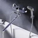 Смеситель для ванны Am.Pm X-Joy S F85B90100 универсальный, с душевым гарнитуром, хром