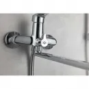 Смеситель для ванны Aquatek Вега AQ1033CR универсальный, с душевым гарнитуром, хром