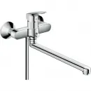 Смеситель для ванны Hansgrohe Logis 71402000 + 26275000
