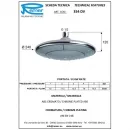 Верхний душ 240 мм Remer 354DVX