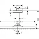 Верхний душ Hansgrohe Raindance E 300 Air 1jet EcoSmart 26251000