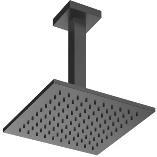 Верхний душ Gessi Emporio 47374#299 200 мм, с кронштейном, черный матовый