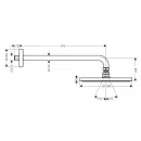 Верхний душ Hansgrohe Raindance S 240 1j PowderRain 27607000