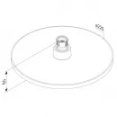 Верхний душ 225 мм Damixa Jupiter 977050000