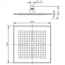 Верхний душ 250 мм Villeroy & Boch Universal TVC00000200061