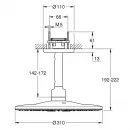 Верхний душ 310 мм Grohe Rainshower SmartActive 26477DC0
