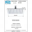 Верхний душ 250 мм Remer 357UFD25X