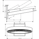 Верхний душ Hansgrohe Rainfinity 360 1jet 26230700