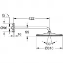 Верхний душ 310 мм Grohe Rainshower 26557000