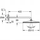 Верхний душ 310 мм Grohe Rainshower 26558000