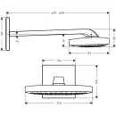 Верхний душ Hansgrohe Raindance Select E 3jet 26468400