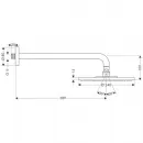 Верхний душ Hansgrohe Raindance S 240 Air 1jet, держатель 390 мм, ½’ 27474000
