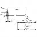 Верхний душ 260 мм Grohe Euphoria SmartControl 26458000