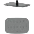 Верхний душ Wonzon & Woghand WW-88DP03-BGM 300x200 мм, темный графит матовый