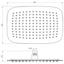 Верхний душ Wonzon & Woghand WW-88DP03-CR 300x200 мм, хром