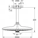 Верхний душ 260 мм Grohe Euphoria SmartControl 26461000