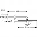 Верхний душ 400 мм Grohe Rainshower Cosmopolitan 26255000