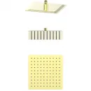 Верхний душ Wonzon & Woghand WW-88DP06-BG 250 мм, золотой матовый