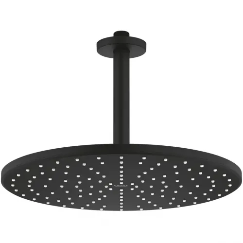 Верхний душ Grohe Rainshower Mono 22122KF0 310 мм, с кронштейном, черный матовый