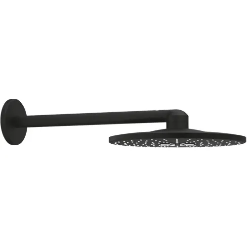 Верхний душ Grohe Rainshower SmartActive 22123KF0 310 мм, с кронштейном, 2 режима, черный матовый