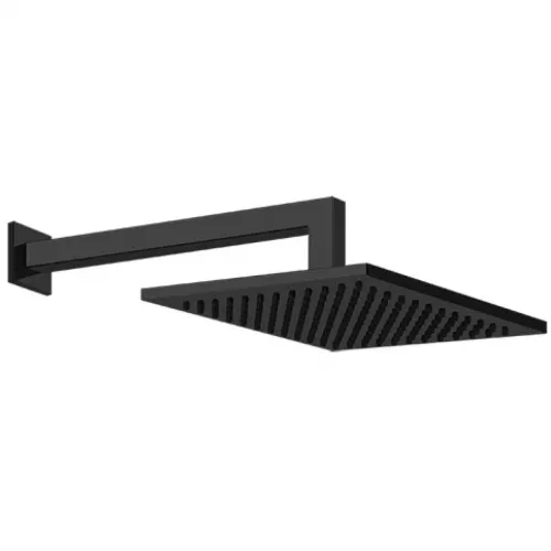 Верхний душ Gessi Emporio 47376#299 200 мм, с кронштейном, черный матовый