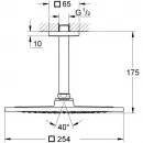 Верхний душ 254 мм Grohe Rainshower F-series 26071000