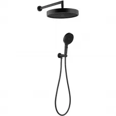 Душевой гарнитур Boheme Cell 427-B 320 мм, черный матовый