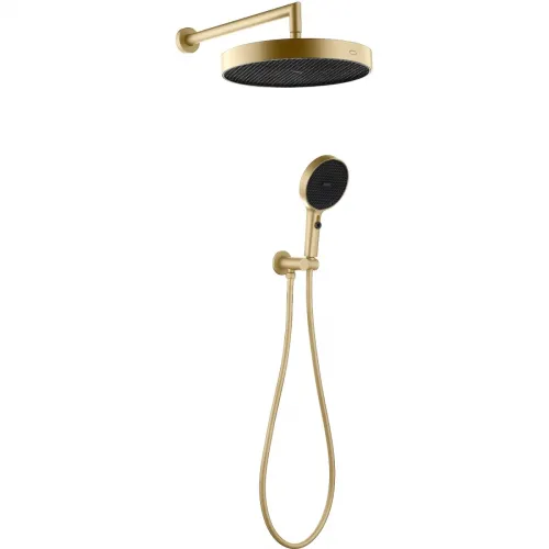 Душевой гарнитур Boheme Cell 427-MG 320 мм, золотой матовый