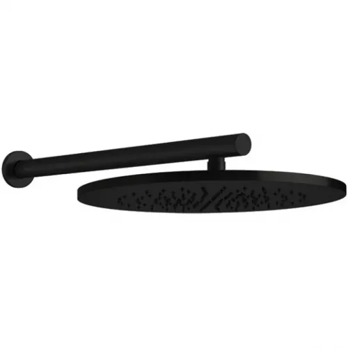 Верхний душ Gessi Gessi316 54148#299 355 мм, с кронштейном, черный матовый
