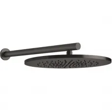 Верхний душ Gessi Gessi316 54148#707 355 мм, с кронштейном, черный хром матовый