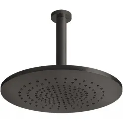 Верхний душ Gessi Gessi316 54152#707 355 мм, с кронштейном, черный хром матовый
