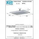 Верхний душ 240x140 мм Remer 359W