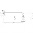Верхний душ Hansgrohe Raindance S 300 1jet EcoSmart 26601000