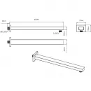 Верхний душ 315x210 мм Vincea VSHD-41CGM