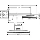 Верхний душ Hansgrohe Rainmaker Select 460 2jet 24005400