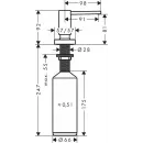 Дозатор 500 мл Hansgrohe A71 40468800