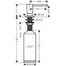 Дозатор 500 мл Hansgrohe A41 40438800