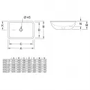 Раковина 67,5x45 см Villeroy & Boch Loop & Friends 616320R1